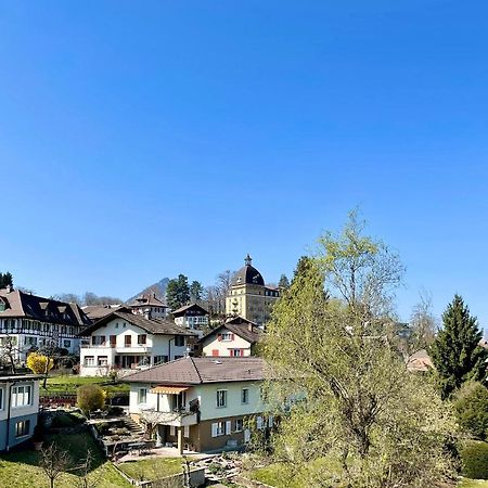 Studio Bahnhof Spiez Apartamento Exterior foto