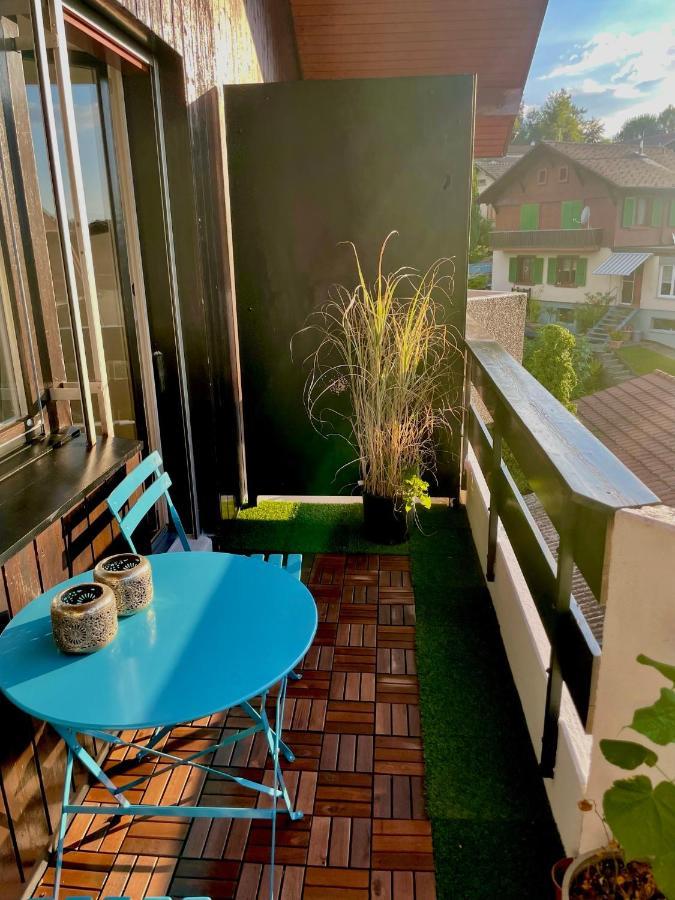 Studio Bahnhof Spiez Apartamento Exterior foto